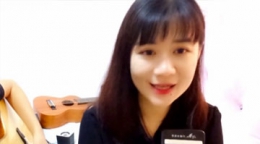 美女刘安琪吉它弹唱《听见》