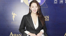 张雨绮性感深V吸睛 否认老公欠债传闻