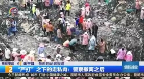 村民私挖填埋冻肉重新销售 鸡翅牛肉去向不明