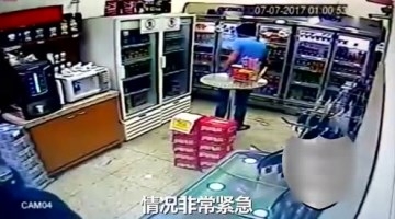 不解释！男子见歹徒举枪便射