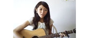 【自拍】清纯美女吉他弹唱林俊杰《小酒窝》