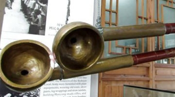 四川大邑县建川博物馆抗战文物陈列 川军30万人出川抗日