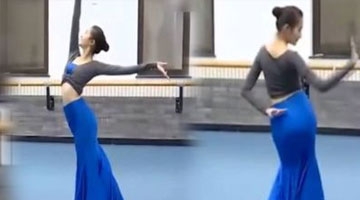 关晓彤艺考舞蹈视频曝光 身材婀娜大长腿抢镜