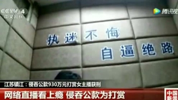 已婚男侵吞公款930万元 打赏网络女主播获刑