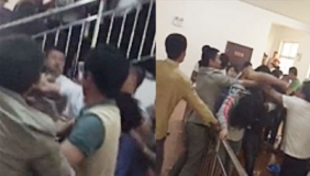 【拍客】实拍五一出行乘客地铁混乱斗殴