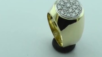 牛人打造钻石黄金戒指，看看喜不喜欢