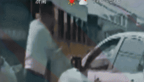 陕西：开车被碰 村支书砸车伤人被免职