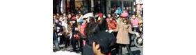 晋城：男女光棍们街头跳江南