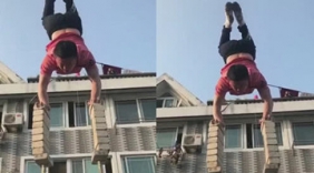 这才是牛人，大哥，你这杂技小有难度啊，佩服