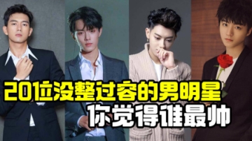 20位没整过容的男明星你觉得谁最帅