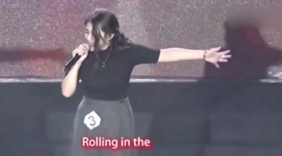 清华大学霸气女声现场翻唱阿黛尔《Rolling in the Deep》