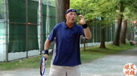 街头恶搞-婴儿捡网球