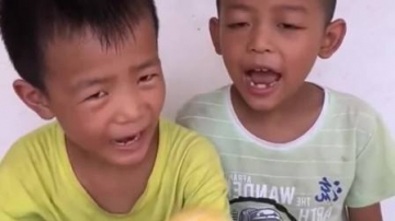 萌娃趣事：谁想吃棒棒糖啊
