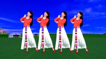 喜庆国庆！广场舞《从此眼里都是你》超美民族风，载歌载舞送给你