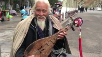 高手在民间！老爷爷在街头弹奏琵琶，这旋律真是太好听了！
