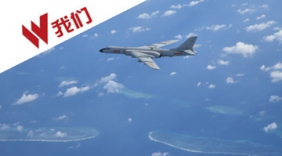 实拍空军轰-6K战机巡航南海 航程5000余公里