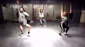 美女超燃的《BANG BANG BANG》舞蹈，循环了好多遍