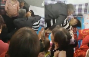 【拍客】农村一76岁大爷娶了28岁的小媳妇闹洞房!