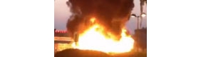 【拍客】杭州公交车爆炸起火现场