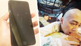 孙俪给陈晓屁股上药 邓超气到摔碎手机？