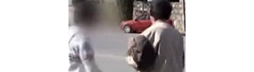 14岁女孩当街连扇生父十余耳光