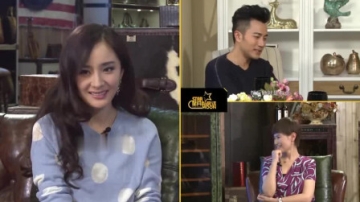 杨幂现场观看刘恺威的采访片段，杨幂吐槽：真够慢的！